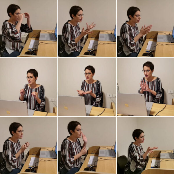 Image of Rita Kamel delivering a webinar